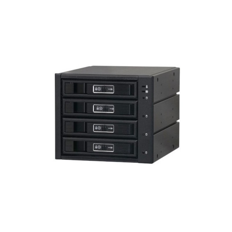 Jou Jye Backplane pro 4x 3.5/2,5" SATA/SAS 12G HDD do 3x 5,25" black (náhrada JJ-3142M-SS)