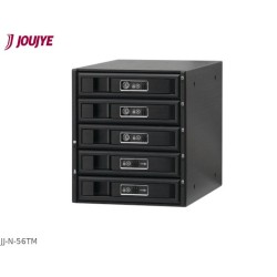 Jou Jye Backplane pro 5x 3.5" SATA/SAS 12G HDD do 3x 5,25" black (anti-vibration)