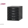 Jou Jye Backplane pro 5x 3.5" SATA/SAS 12G HDD do 3x 5,25" black (anti-vibration)