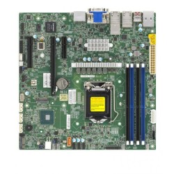 SUPERMICRO MB LGA1200 1U(Xeon W-12xx, core), W480,4xDDR4,4xSATA3,M.2,3xPCIe3.0 (16/4/4),2xDP,DVI,Audio,2x10Gb+2x1Gb,IPMI