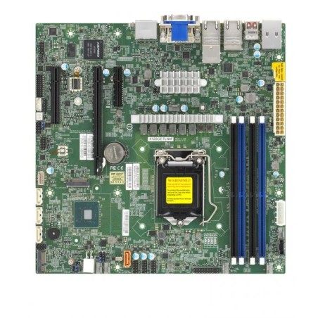 SUPERMICRO MB LGA1200 1U(Xeon W-12xx, core), W480,4xDDR4,4xSATA3,M.2,3xPCIe3.0 (16/4/4),2xDP,DVI,Audio,2x10Gb+2x1Gb,IPMI