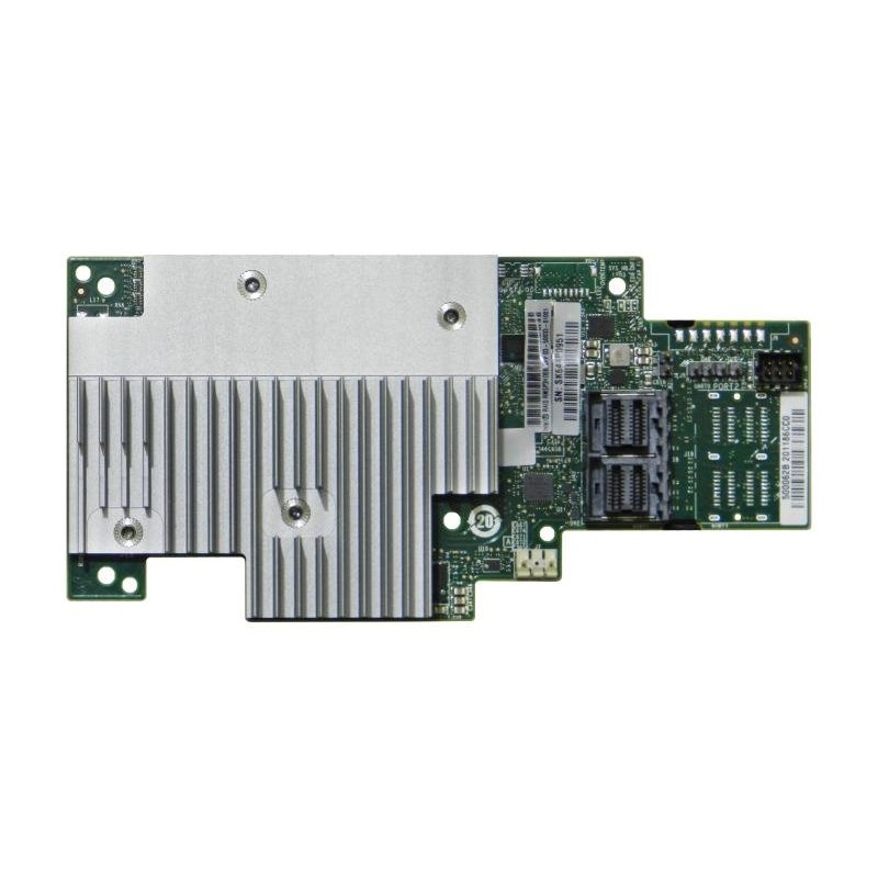 INTEL RAID Module SIOM Connector, SAS3408 tri-mode, 8P (SAS/SATA) / 2p (NVMe), RAID 0/1/10/5/50