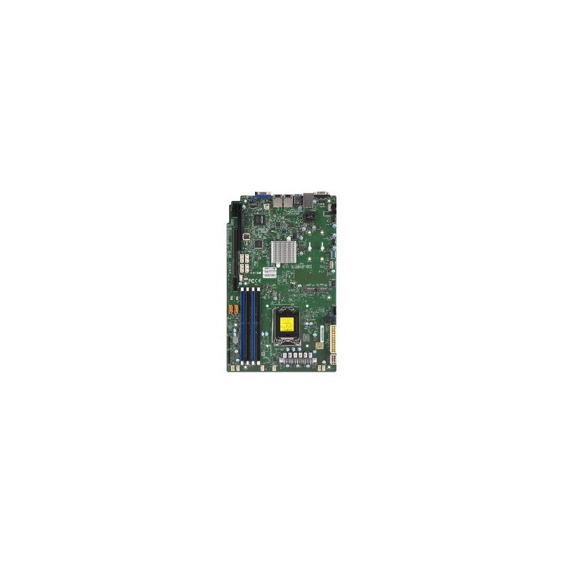 SUPERMICRO MB 1xLGA1151 (Xeon E3-21xx,i3), C246, 4xDDR4, 6xSATA3, 2xM.2, 2xPCIe3.0 (x16/x4), VGA, 2x LAN,IPMI MBDX11SCWFO