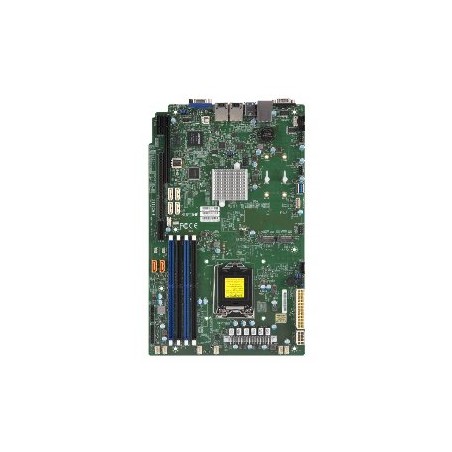SUPERMICRO MB 1xLGA1151 (Xeon E3-21xx,i3), C246, 4xDDR4, 6xSATA3, 2xM.2, 2xPCIe3.0 (x16/x4), VGA, 2x LAN,IPMI MBDX11SCWFO