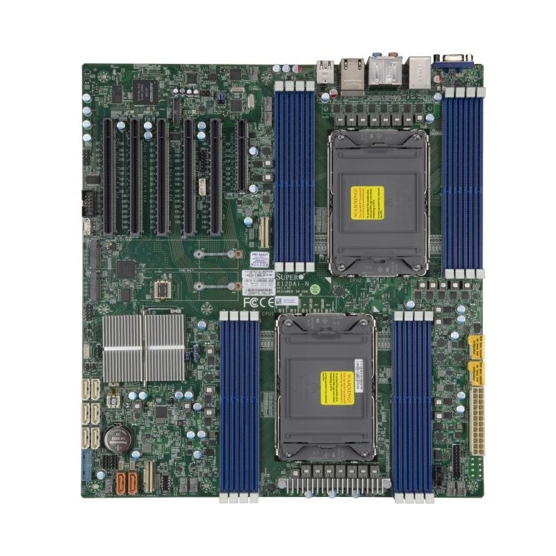 SUPERMICRO MB 2xLGA4189, iC621A, 16x DDR4 ECC, 4xNVMe, 10xSATA3, 2x M.2, 6x PCIe4.0, 2x 1Gb LAN,IPMI MBDX12DAIN6O
