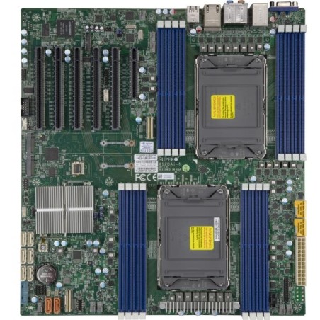 SUPERMICRO MB 2xLGA4189, iC621A, 16x DDR4 ECC, 4xNVMe, 10xSATA3, 2x M.2, 6x PCIe4.0, 2x 1Gb LAN,IPMI MBDX12DAIN6O