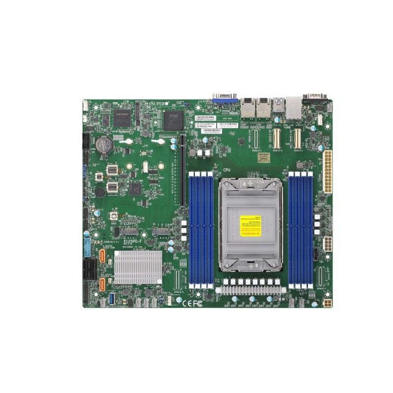 SUPERMICRO MB 1xLGA4189, iC621A, 8x DDR4 ECC, 4xNVMe, 10xSATA3, 2xM.2, PCIe4.0 x16, 2x LAN,IPMI MBDX12SPOFO