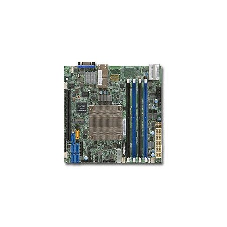 SUPERMICRO mini-ITX MB Pentium D-1508 (2-core), 4x DDR4 ECC DIMM,6xSATA1x PCI-E 3.0 x16, 2x10GbE LAN,IPMI