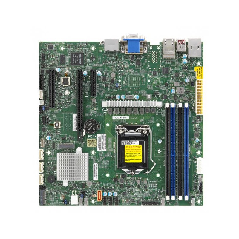 SUPERMICRO MB LGA1200 1U(core10g), Q470,4xDDR4,4xSATA3,M.2,3xPCIe3.0 (16/4/4),2xDP,DVI,VGA,Audio,2x1Gb,IPMI