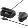 PremiumCord Dokovací stanice pro iPod a iPhone nabíjecí 230V a USB černá