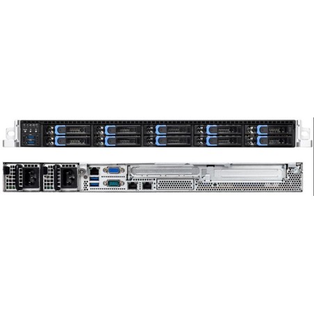 TYAN Transport SX 1U server 1x SP3, 16x DDR4 ECC R, 10x U.2, 2x M.2, 2x PCIe 2x 650W (plat.), 2x 1Gb LAN + OCP, IPMI