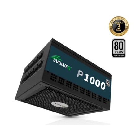 EVOLVEO P1000, 1000W/ ATX 3.1/ 80+ PLATINUM/