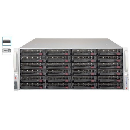 SUPERMICRO 4U server CSE-846BE1C-R1K03JBOD, 12x HDD, 3.5"",SAS, 16TB, 7.2K, 512E,Enterprise, 2x CBL-SAST-0573"