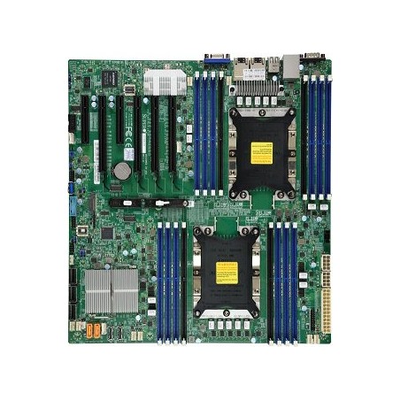 SUPERMICRO MB 2xLGA3647, iC621, 16x DDR4 ECC, 14xSATA3, 2xNVMe, 1xM.2, PCI-E 3.0/4,2(x16,x8),2x LAN,IPMI, bulk