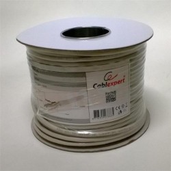 Gembird LAN kábel CAT5e, UTP, prémiové CCA vodiče, 100 m, šedý