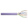 PremiumCord kabel UTP Cat6 4x2, drát, AWG23, čistá měď , 305m, plášť PVC, šedá