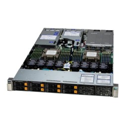 SUPERMICRO 1U Supermicro assembled server based on AS-1125HS-TNR, 2x Genoa 9124 CPU, 16x 16GB DDR5-5600, 2x SSD 2.5" NV