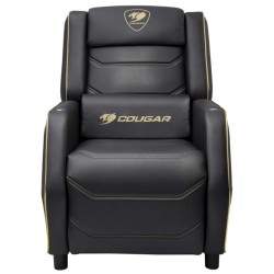 COUGAR herní křeslo RANGER PRO ROYAL - černá/zlatá, USB-C, otočný stolek, boční kapsa