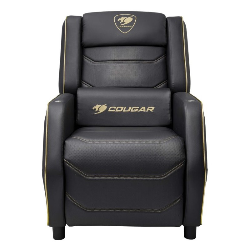COUGAR herní křeslo RANGER PRO ROYAL - černá/zlatá, USB-C, otočný stolek, boční kapsa