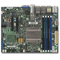 SUPERMICRO FlexATX MB Xeon D-1518 (4-core), 4x DDR4 ECC reg DIMM,4xSATA,2x PCI-E 3.0 x8, M.2, 6x1GbE+2x10GbE SFP… MBDX10SDVTP8FB