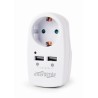 Gembird nabíjačka do steny prechodná, 2 x USB, 2.1A, biela