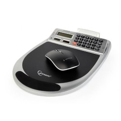 Gembird combo podložka pod myš s integrovaným 3-port USB hubom, kalkulačkou, čítačkou pamäťových kariet a teplomerom