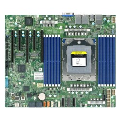 SUPERMICRO MB 1xSP5 (Epyc 9004), 12x DDR5, 8x SATA+6x NVMe/16xSATA+4xNVMe, 2x M.2, PCIe 5.0 (3 x16, 2 x8), 2x1Gb,IP… MBDH13SSLNO