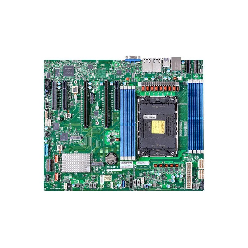 SUPERMICRO MB LGA4677, C741, 8x DDR5 ECC, 4x NVMe, 10xSATA3, 2x M.2, 5x PCIe5.0, 2x 1Gb LAN,IPMI MBDX13SEIFO