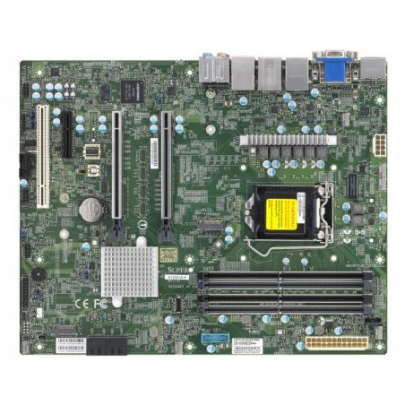 SUPERMICRO MB LGA1200 (Xeon W-12xx, core), W480,4xDDR4,4xSATA3,2xM.2,3xPCIe3.0 (x16/8/4),HDMI,DP,DVI,Audio,2x LAN,I… MBDX12SCAFB
