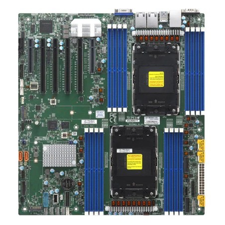 SUPERMICRO MB 2xLGA4677, C741, 16x DDR5 ECC, 6x NVMe, 8+2xSATA3, 2x M.2, 6x PCIe5.0, 2x 10Gb LAN,IPMI MBDX13DEITO