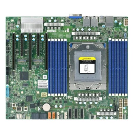 SUPERMICRO MB 1xSP5 (Epyc 9004), 12x DDR5, 8x SATA+6x NVMe/16xSATA+4xNVMe, 2x M.2, PCIe 5.0 (3 x16, 2 x8), 2x10Gb,IPMI 5