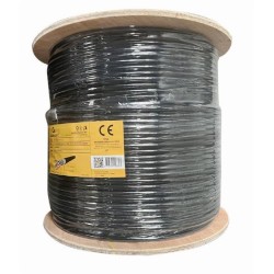 Gembird LAN kábel CAT6, UTP, outdoor, AWG23, 305 m, čierny