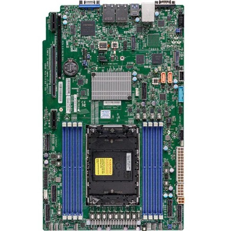 SUPERMICRO MB LGA4677, C741, 8x DDR5 ECC, 10xNVMe, 10xSATA3, 1xM.2, PCIe 5.0/(x32,x8),2x 10Gb LAN,IPMI, WIO MBDX13SEWTFB