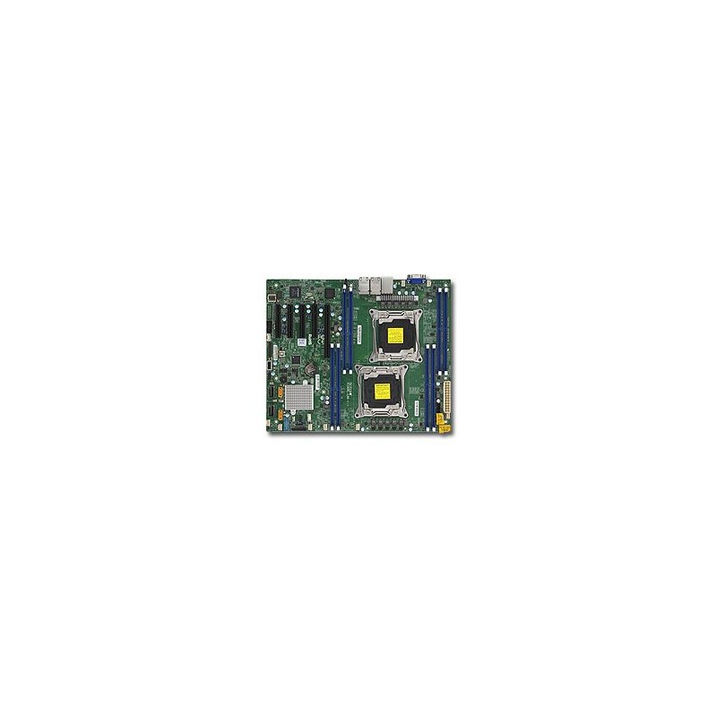 SUPERMICRO MB 2xLGA2011-3, iC612 8x DDR4 ECC,10xSATA3,(PCI-E 3.0/1,2,1(x16,x8,x4)PCI-E 2.0/1(x4),4x LAN,IPMI MBDX10DRLLN4B