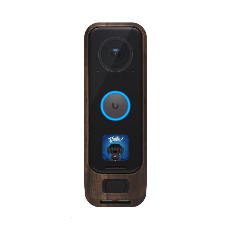 Ubiquiti G4 Doorbell Pro Cover, dřevěný motiv