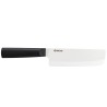 Kyocera keramický nůž, Chowa Series, Nakiri nůž, 15 cm, bílá čepel, černá rukojeť, TK-150N WH-BK