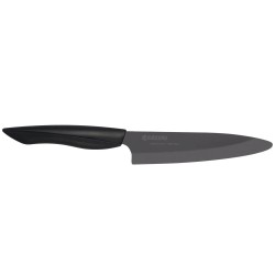Kyocera keramický nůž, Shin Black Series, Plátkovací nůž, 13 cm, ZK-130 BK-BK