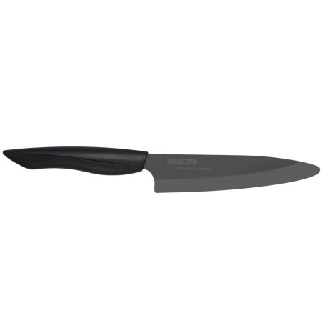 Kyocera keramický nůž, Shin Black Series, Plátkovací nůž, 13 cm, ZK-130 BK-BK
