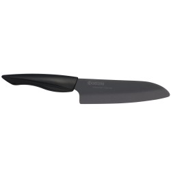 Kyocera keramický nůž, Shin Black Series, Kuchařský nůž santoku, 16 cm, ZK-160 BK-BK
