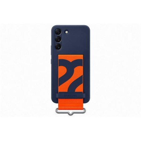Samsung Silikonový kryt s putkom pre Samsung Galaxy S22+ modrý
