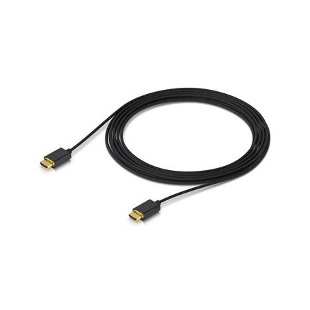 Ubiquiti UniFi Ultra-thin High-Speed HDMI Cable, Ultra tenký vysokorychlostní HDMI kabel, 5m, jednosměrný AOC, Černý