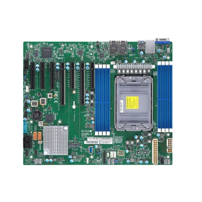 SUPERMICRO MB 1xLGA4189, iC621A, 8x DDR4 ECC, 10xSATA3, M.2, 7x PCIe4.0, 2x 1Gb LAN,IPMI MBDX12SPLFB