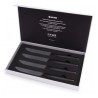 Kyocera keramický nůž, Steak Knives, Sada steakových nožů, 4 kusy, černá rukojeť, černá čepel, SK-4PC BKBK EU