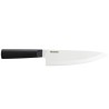 Kyocera keramický nůž, Chowa Series, Kuchařský nůž, 18 cm, bílá čepel, černá rukojeť, TK-180 WH-BK