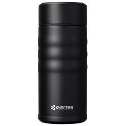 Kyocera cestovní termohrnek 350 ml, víčko šroubovací (twist-top), sytě černý, MB-12S BK