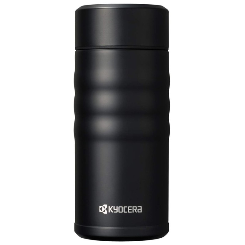 Kyocera cestovní termohrnek 350 ml, víčko šroubovací (twist-top), sytě černý, MB-12S BK