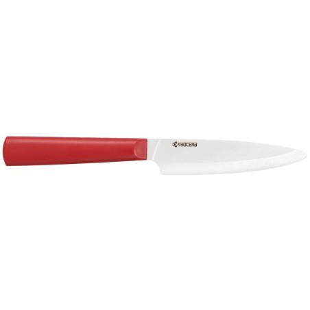 Kyocera keramický nůž, Chowa Series, Univerzální nůž, 11 cm, bílá čepel, červená rukojeť, TK-110 WH-RD