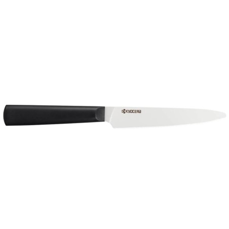 Kyocera keramický nůž, Chowa Series, Nůž na rajčata, 12,5 cm, bílá čepel, vroubkované ostří, černá rukojeť, TK-125 WH-BK