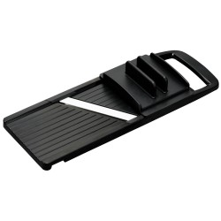 Kyocera keramický široký nastavitelný kráječ s ochranným držákem, černý, CSN-402-BK