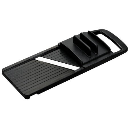 Kyocera keramický široký nastavitelný kráječ s ochranným držákem, černý, CSN-402-BK